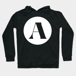 A (Letter Initial Monogram) Hoodie